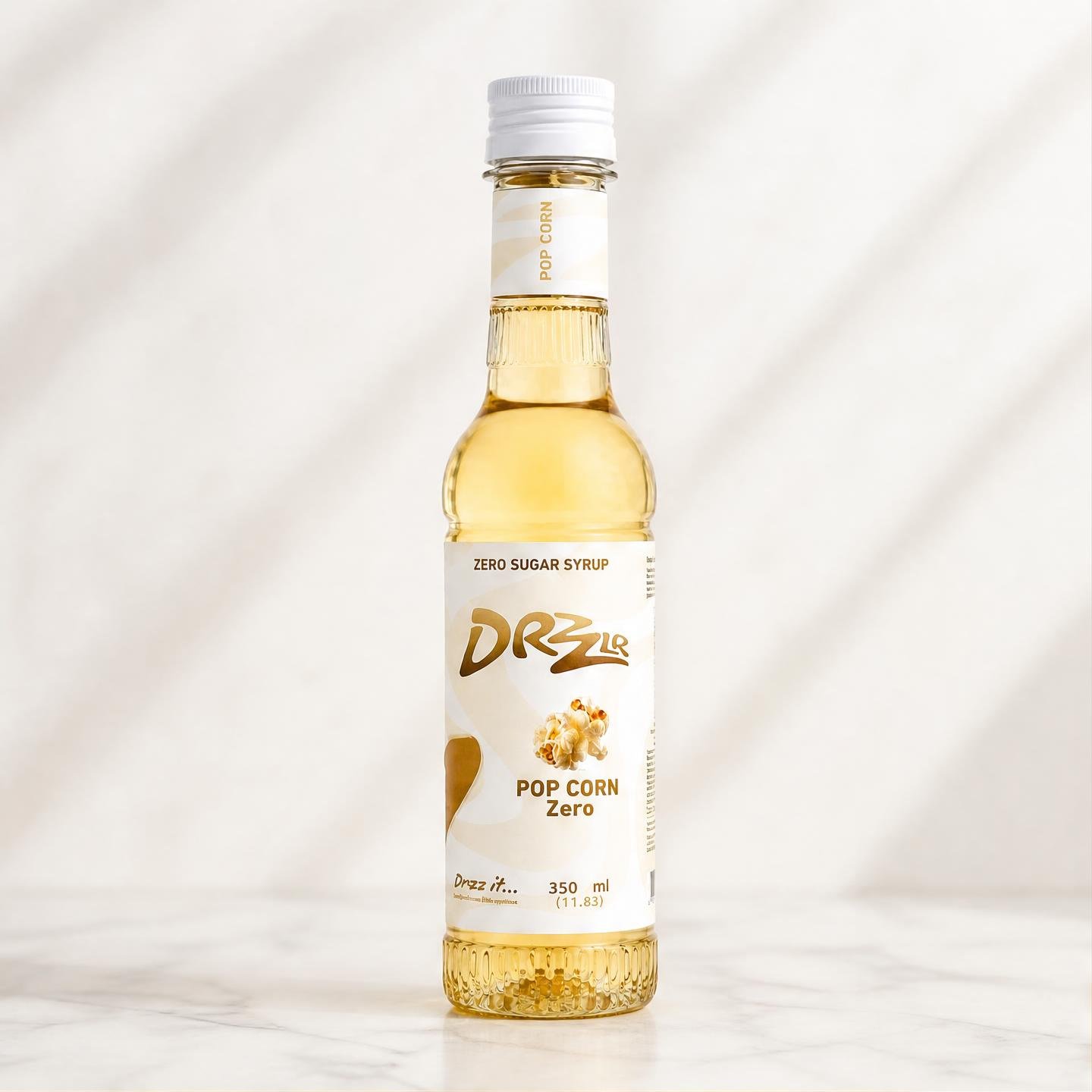 DRZZLR Popcorn Flavor Syrup Zero Sugar 350 ML - Image 4