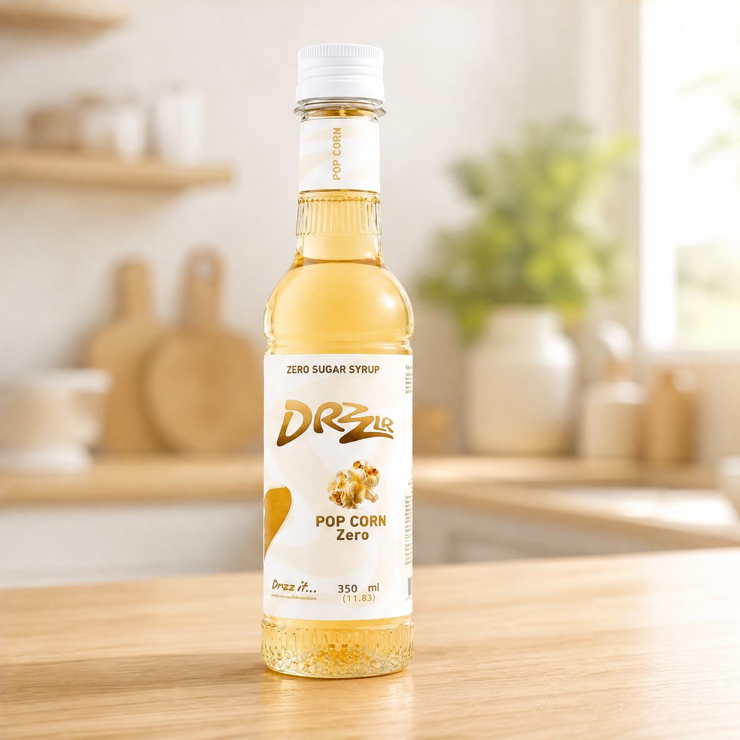DRZZLR Popcorn Flavor Syrup Zero Sugar 350 ML - Image 5